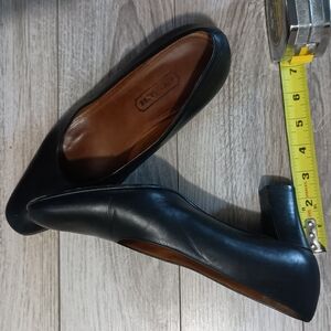 Coach Black Leather Women's Shoes, 8 M